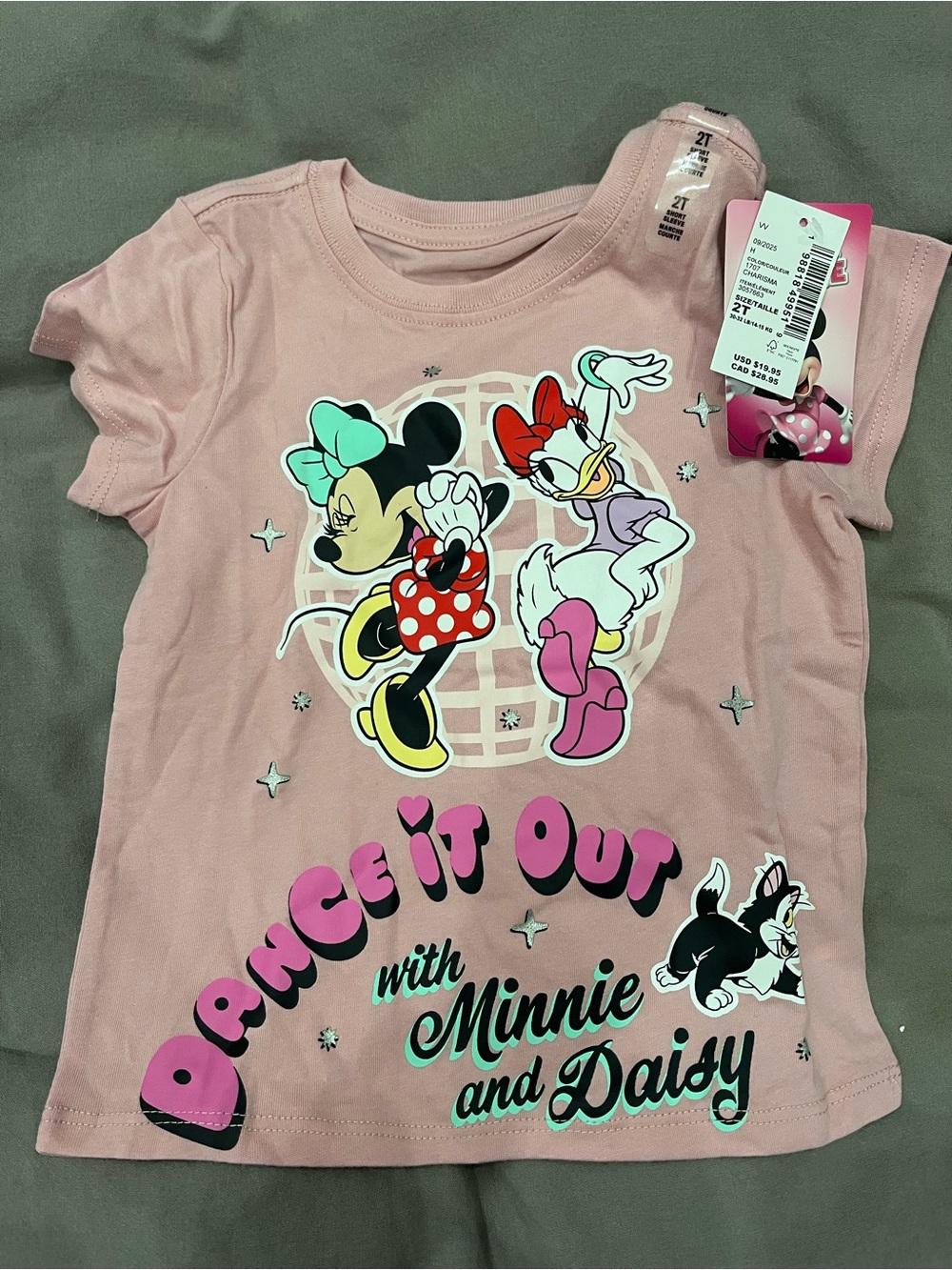 Pink Minnie & Daisy "Dance It Out" Short Sleeve Tee